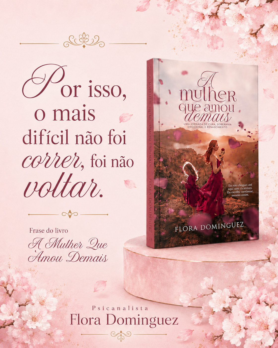 Capa do livro A Mulher que Amou Demais